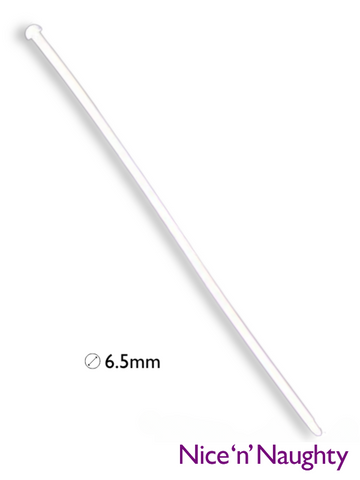 Nice 'n' Naughty Silicone Urethral Dilator White 6.5mm from Nice 'n' Naughty