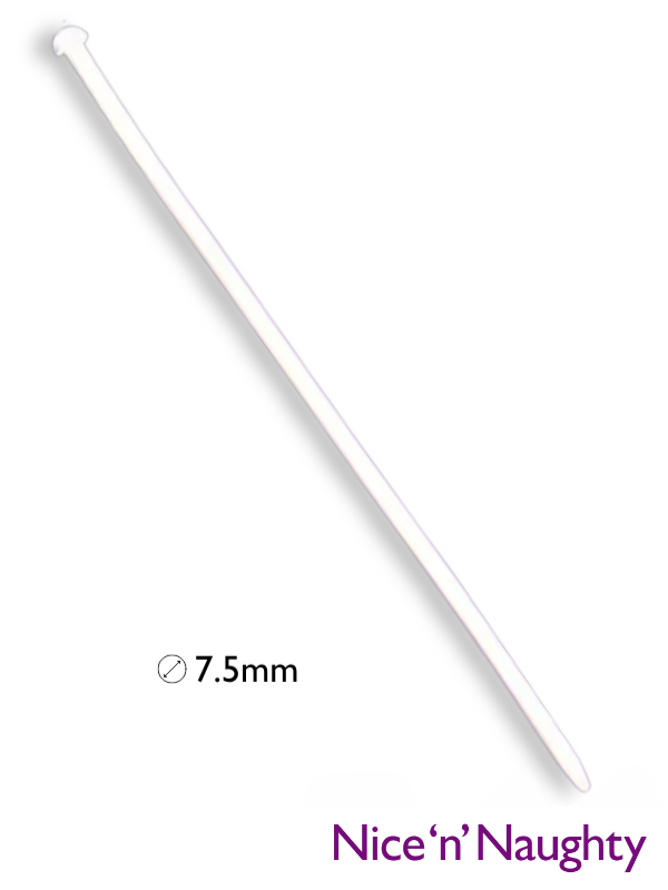 Nice 'n' Naughty Silicone Urethral Dilator White 7.5mm from Nice 'n' Naughty