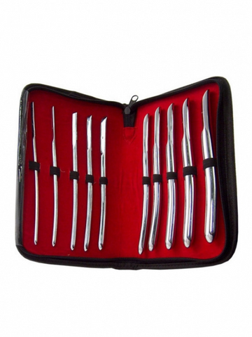 Nice 'n' Naughty Single End Dilator 10 Piece Set Stainless Steel from Nice 'n' Naughty