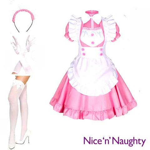 Nice 'n' Naughty Kandie Sissy Maids Dress Pink from Nice 'n' 
Naughty