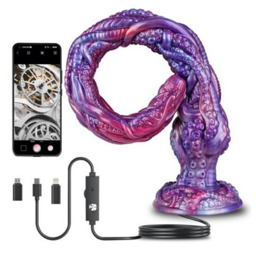 Nice 'n' Naughty Tentacular Endoscopic Anal Plug Purple from Nice 'n' Naughty