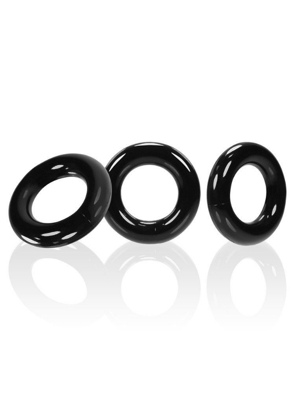 Oxballs Willy Rings 3 Pk Black from Nice 'n' Naughty