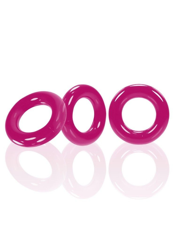 Oxballs Willy Rings 3 Pk Hot Pink from Nice 'n' Naughty