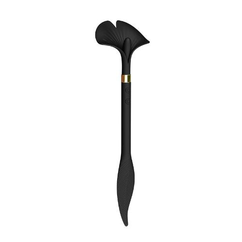 Petal Play Muse Double Vibrator Black Silicone from Nice 'n' Naughty