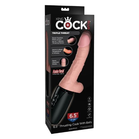 King Cock Plus Triple Treat Thrusting Cock