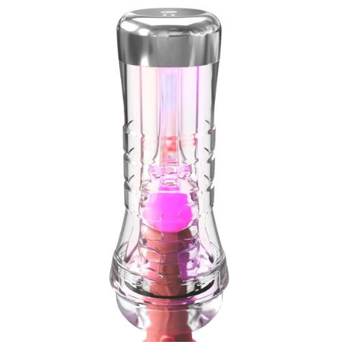 Pipedream Xtreme Elite ViewTube Plus XXL Masturbator Clear with LED from Nice 'n' Naughty