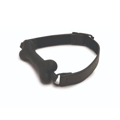 Prowler RED Bone Gag Silicone Black from Nice 'n' Naughty