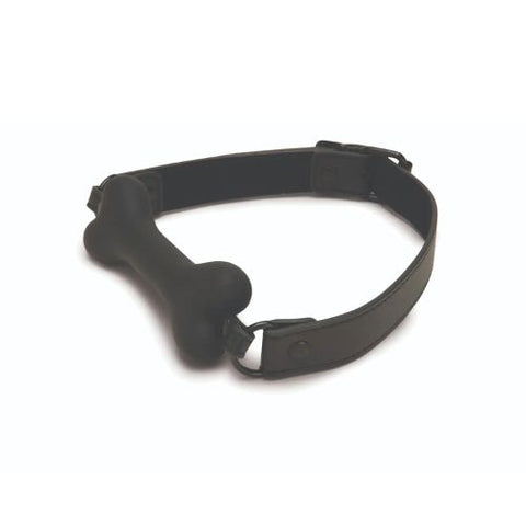 Prowler RED Bone Gag Silicone Black from Nice 'n' Naughty