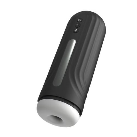 Rev Thrusting and Vibrating Male Masturbator Black from Nice 'n' Naughty