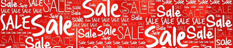 Sale items home page banner