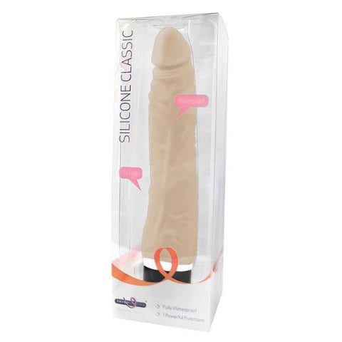 Seven Creations Silicone Classic Vibe Slim Light Skin Tone from Nice 'n' Naughty.