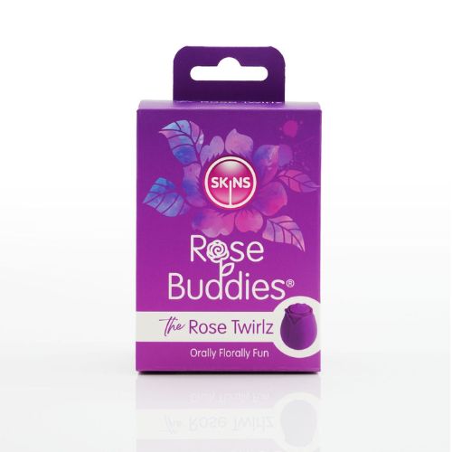 Skins Rose Buddies The Rose Twirlz Purple Silicone from Nice 'n' Naughty