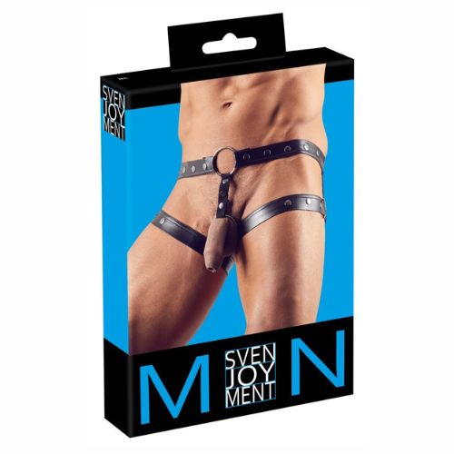 Svenjoyment Hip Belt with Cock Ring Black from Nice 'n' Naughty