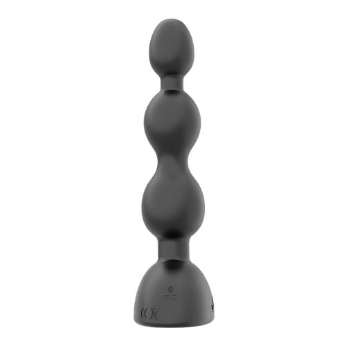 Toosh Remote Controlled Vibrating Anal Beads Black Silicone from Nice 'n' Naughty