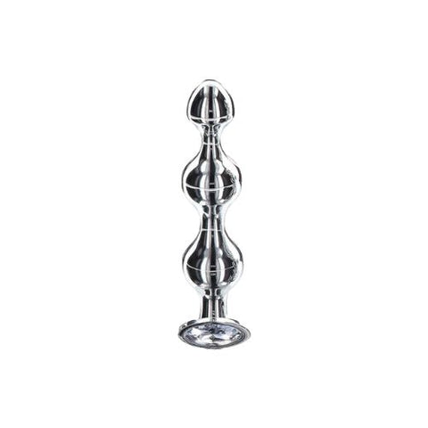 ToyJoy Anal Play Diamond Star Beads Silver from Nice 'n' Naughty