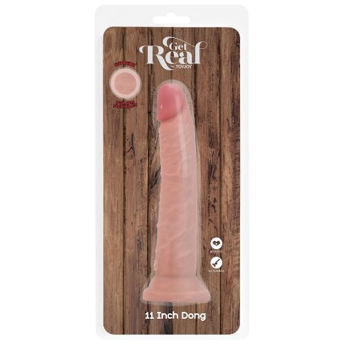 ToyJoy Get Real Deluxe Dual Density Dong Light Skin Tone from Nice 'n' Naughty