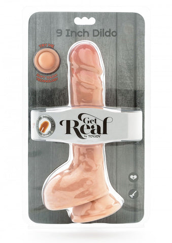 Get Real Dual Density 9" Dildo With Balls