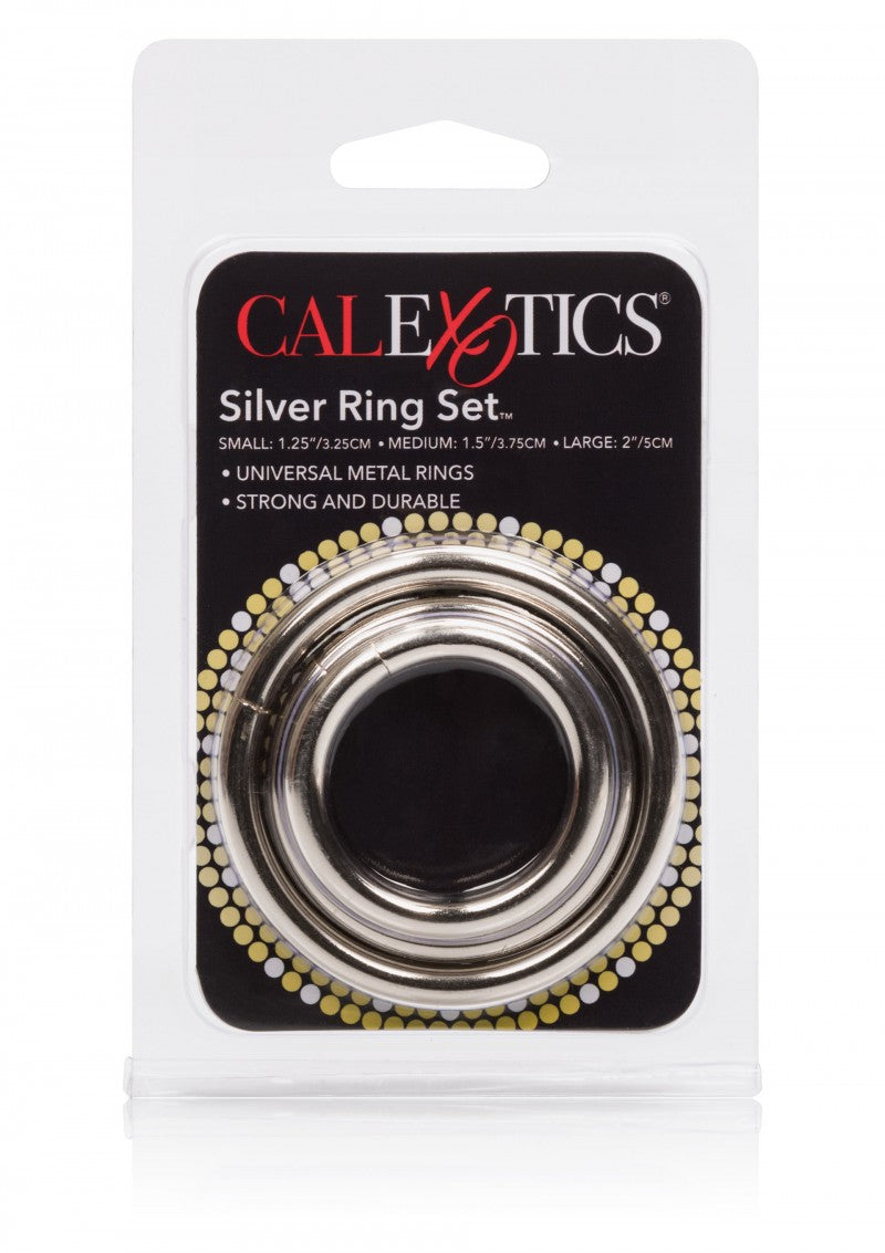 CalExotics Silver Ring 3 Piece Set