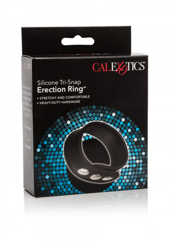 CalExotics Silicone 3-Snap Erection Ring