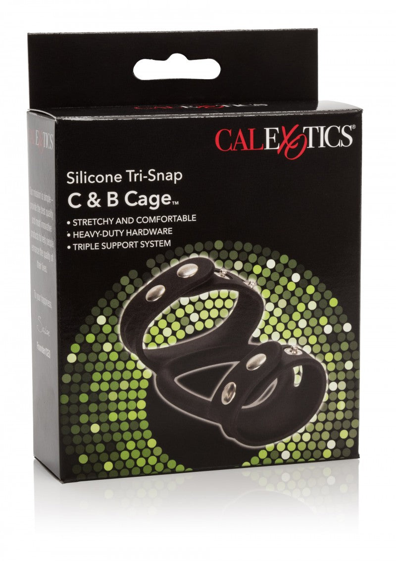 CalExotics Silicone Tri-Snap C & B Cage