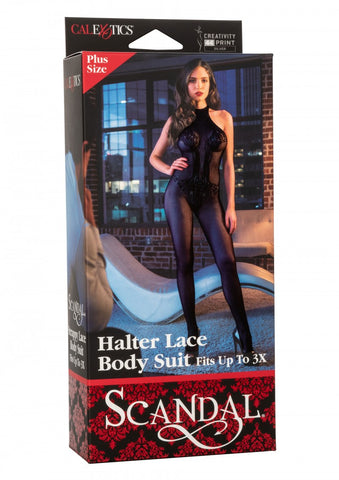 CalExotics Scandal Halter Lace Body Suit