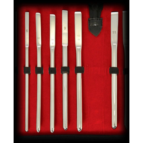 Black Label 6 Pieces Stainless Steel Sounding Set 6-11 mm.