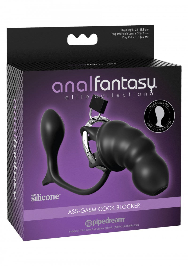 Ass-gasm Cock Blocker by Anal Fantasy