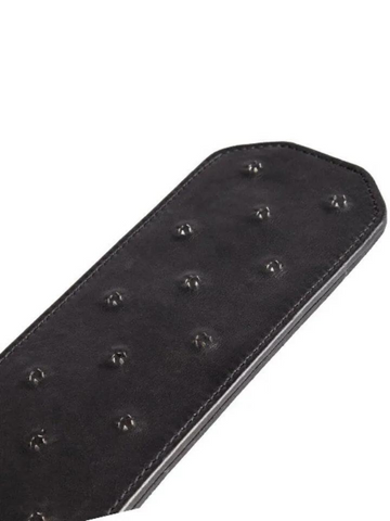 Black Label Spiked Leather Paddle