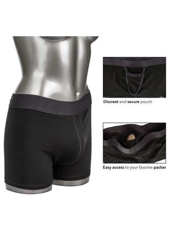 CalExotics Packer Gear Boxer Brief with Packing Pouch