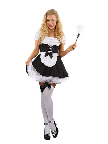 Classified 3Pc Maid Costume from Nice 'n' Naughty