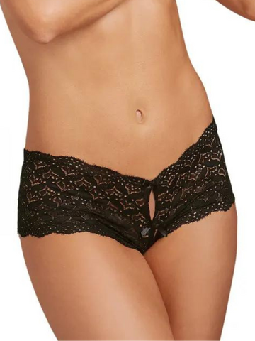 Dreamgirl Heart Stretch Lace Panty