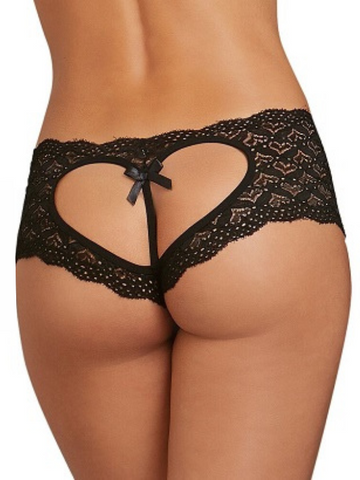Dreamgirl Heart Stretch Lace Panty