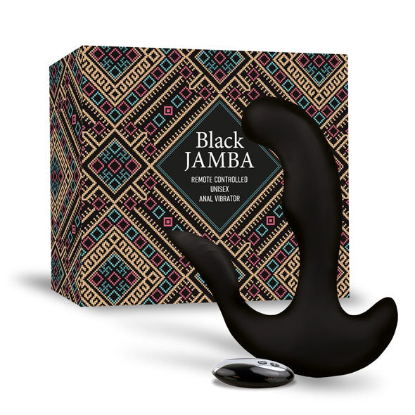 Feelztoys Black Jamba Remote Controlled Unisex Anal Vibrator