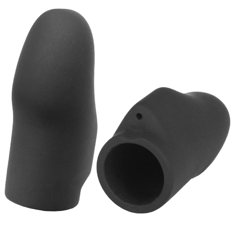 ElectraStim Silicone Noir 'Explorer' Electro Finger Sleeves