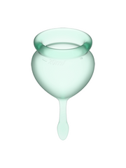 Feel Good, Menstrual Cup Set by Satisfyer Turquoise from Nice 'n' Naughty