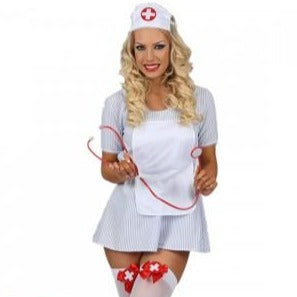 Classified Ladies Nurse Dress 3pcs Set