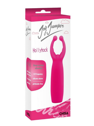 Joy Jumper Hollyhock Vibrator Pink from Nice 'n' Naughty