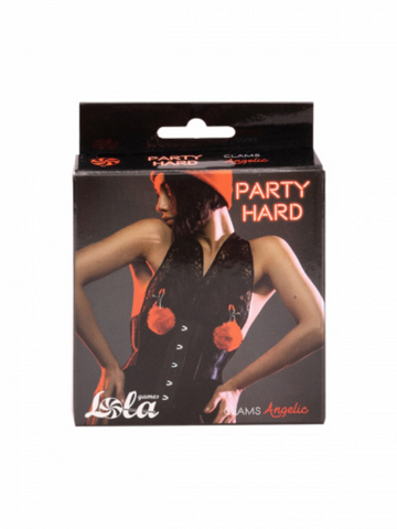 LOLA Party Hard Angelic Clamps Red from Nice 'n' Naughty