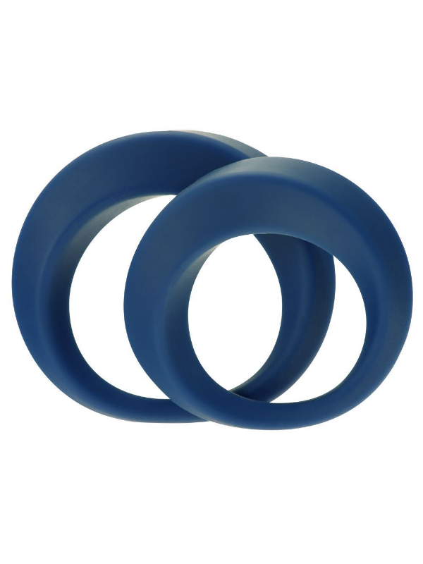 Me You Us Perfect Twist Cock Ring Set Blue from Nice 'n' Naughty