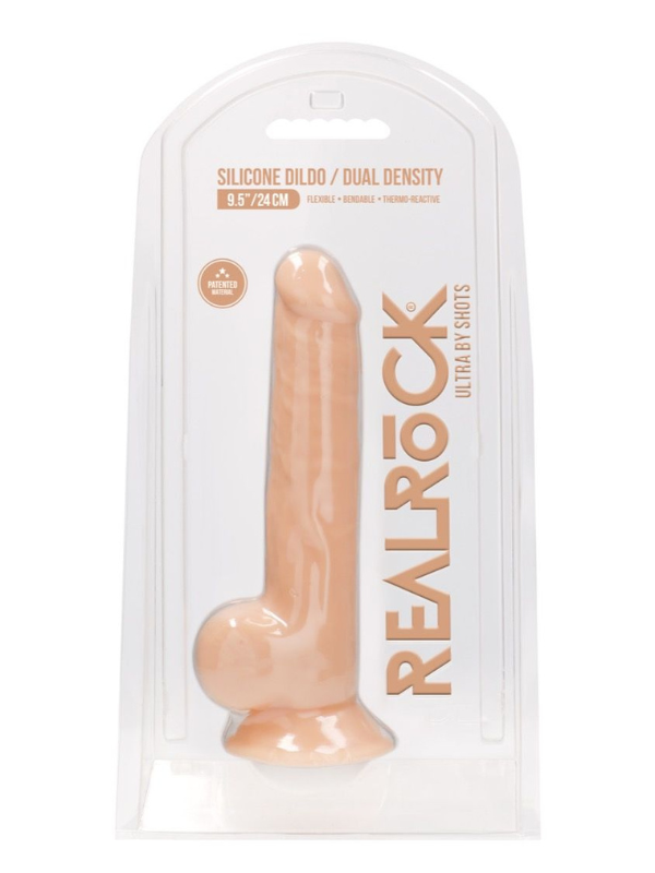 RealRock Silicone Dildo with Balls 24cm