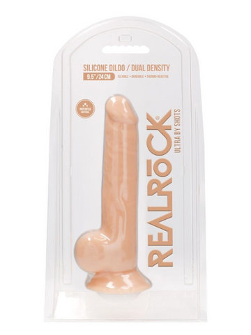 RealRock Silicone Dildo with Balls 24cm