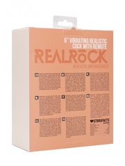 RealRock Vibrating Realistic Dildo 15cm