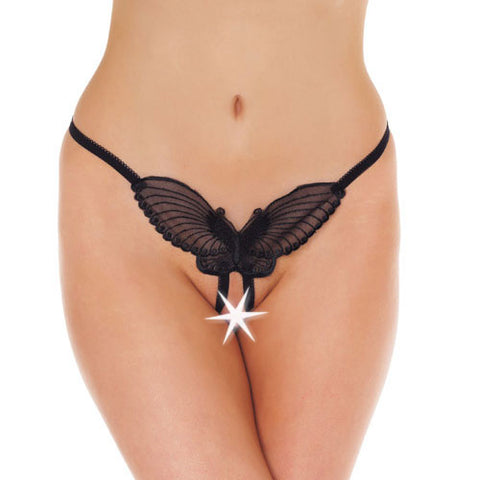 Classified Butterfly Crotchless Panty