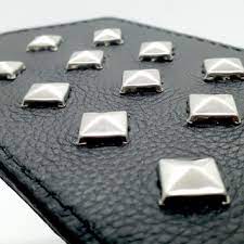 Black Label Leather Paddle With Studs