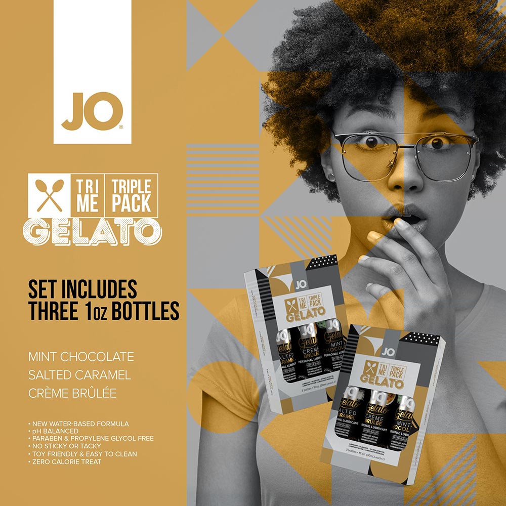 System JO Triple Pack Gelato Flavored Lubricant