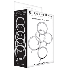 Electrastim ElectraRings Solid Metal Cock Rings (5 pack)