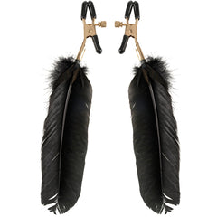 Fetish Fantasy Gold Feather Nipple Clamps