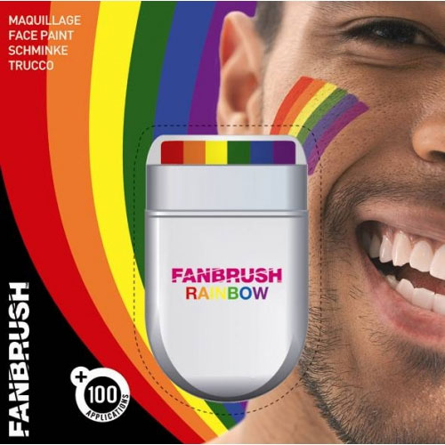 Nice 'n' Naughty Rainbow Fanbrush