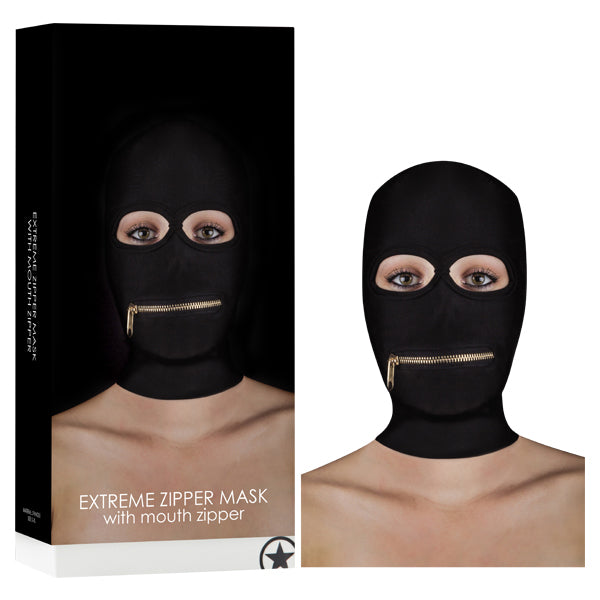Ouch! Extreme Zipper Mask With Mouth Zipper
