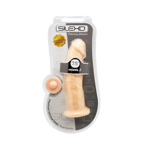 SilexD 7.5 Inch Realistic Silicone Dildo With Suction Cup